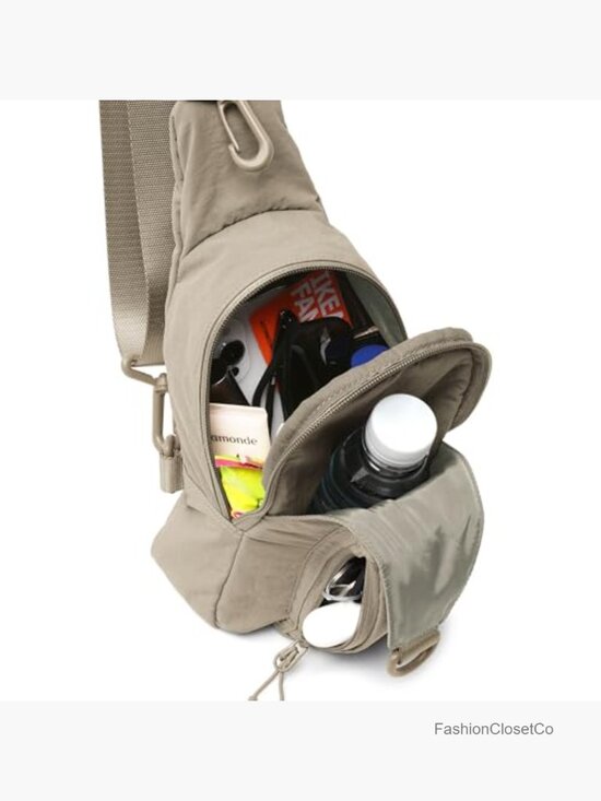 Sling Bag with Adjustable Straps Crossbody Chest Backpack for Travel Hiking main image 4